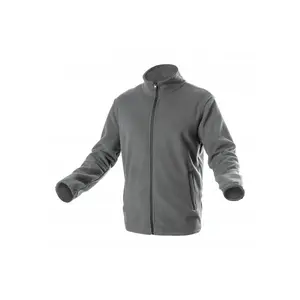 Men's fleece jacket HOGERT HT5K382-M, dark grey, size M