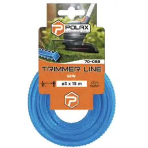 Леска для триммера Polax 3,0 мм × 15 м Photo 1
