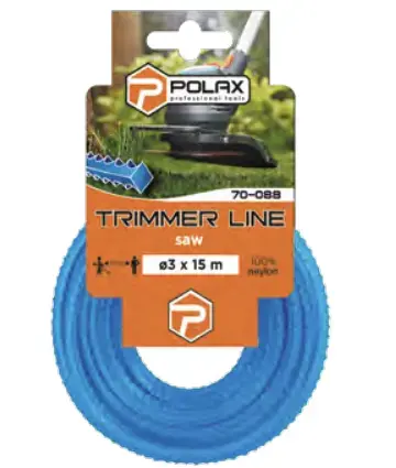 Trimmera aukla Polax 3,0 mm × 15 m Photo 2