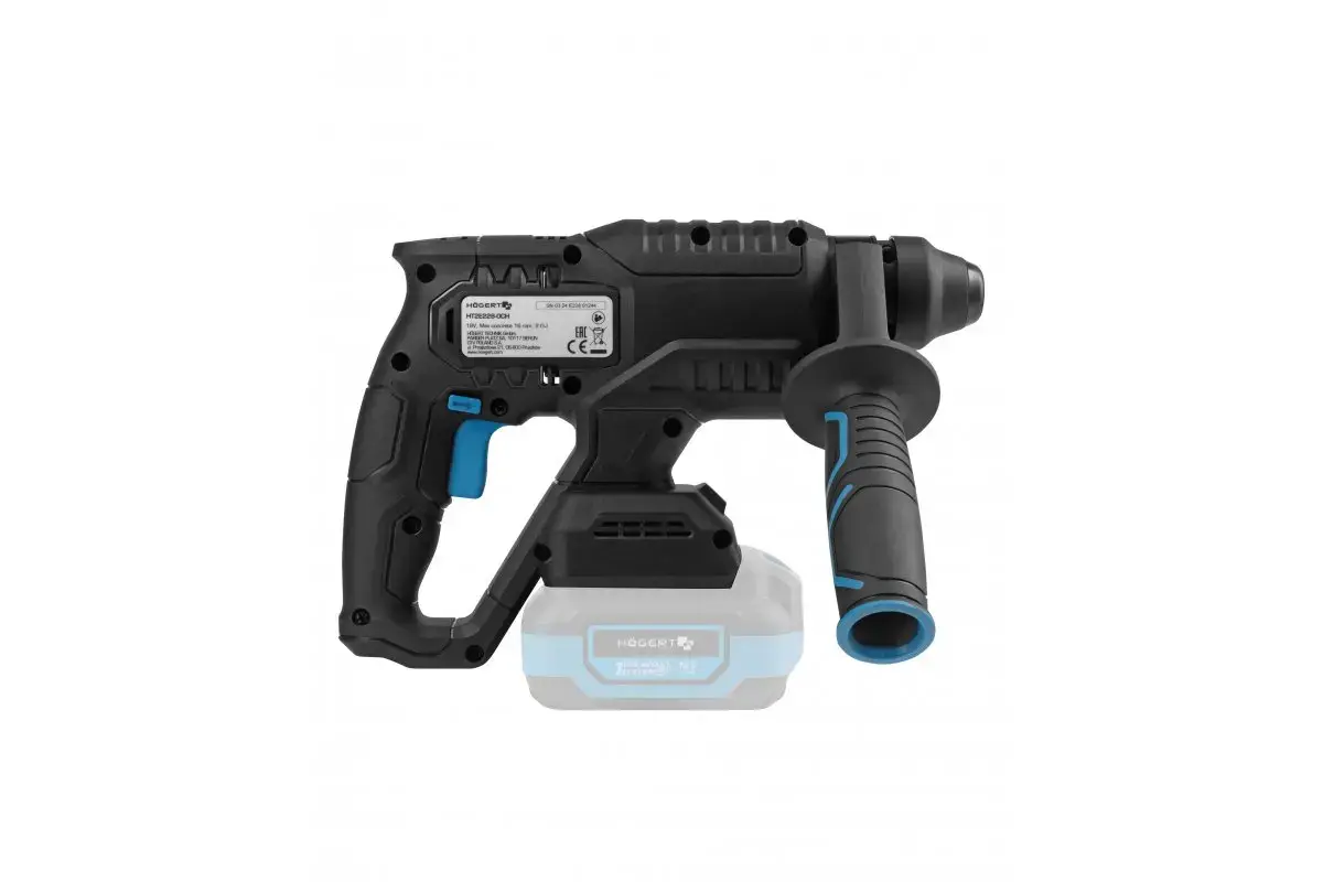Cordless rotary hammer HOGERT HT2E228-0CH 18V SDS+ Photo 6