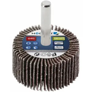 Lapiņu slīpdisks HOGERT HT8D002 40x20x6 mm G60 metālam un kokam