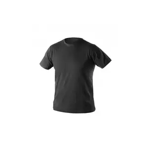 T-shirt HOGERT HT5K414-L, 100% cotton, black, size L, classic fit