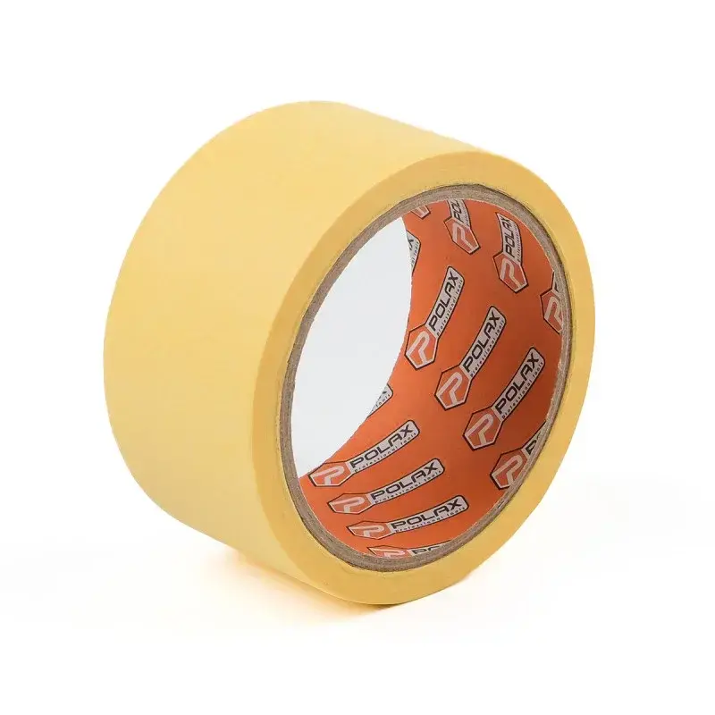 Paper adhesive tape Polax 48x20 mm yellow Photo 2