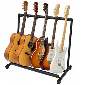 Guitar stand Mozos STND-5 — multi-guitar floor stand for 5 guitars