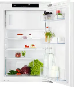 Built-in refrigerator AEG OSF5O88EF for 88 cm niche, integrated cooling unit, stainless steel finish
