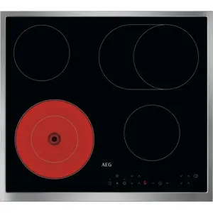 AEG NRN64A06XB Iebūvējama zonāla indukcijas plīts virsma ar 4 gatavošanas zonām, 60 cm, skārienvadība, 7000 W, melna