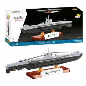Scale model submarine Cobi Type VIIC 1:300 scale, kit 4857