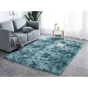 Ковёр Strado Dywan Ombre Shaggy 140x200 OmbreNavy — ворс шегги, 140×200 см, тёмно-синий