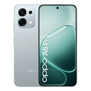 Смартфон OPPO A6 Pro 5G — 6.57" FHD+ дисплей, MediaTek Dimensity 6300, 8 ГБ ОЗУ, 256 ГБ, 50 МП двойная камера, 6500 мАч, Titanium