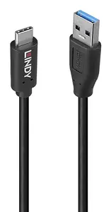 Lindy 36971 USB 3.2 Gen 2 Cable USB A to USB C 1 m 10 Gbit/s Black