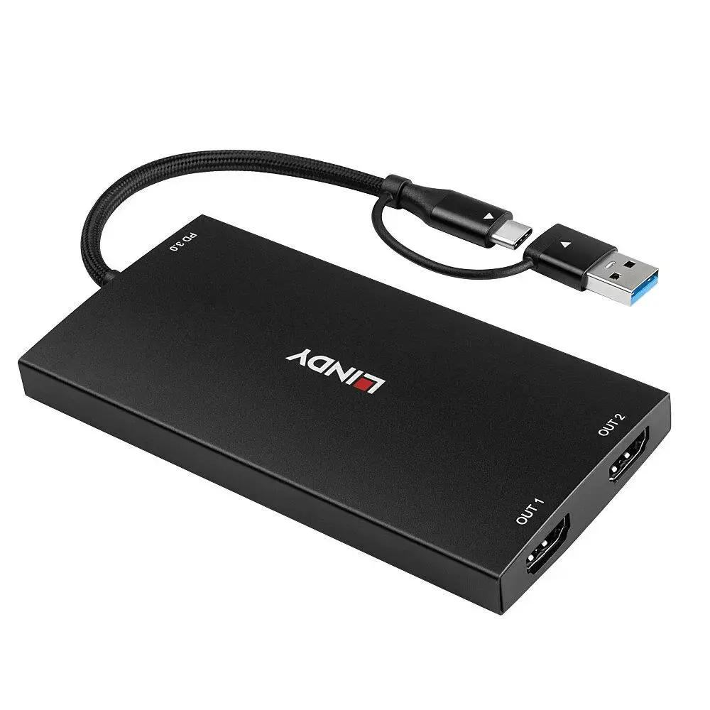 Lindy I/O pārveidotājs USB-C/A uz HDMI 43430 Photo 2
