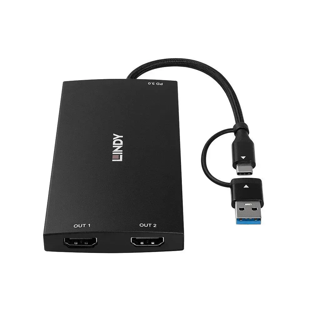 Lindy I/O pārveidotājs USB-C/A uz HDMI 43430 Photo 4
