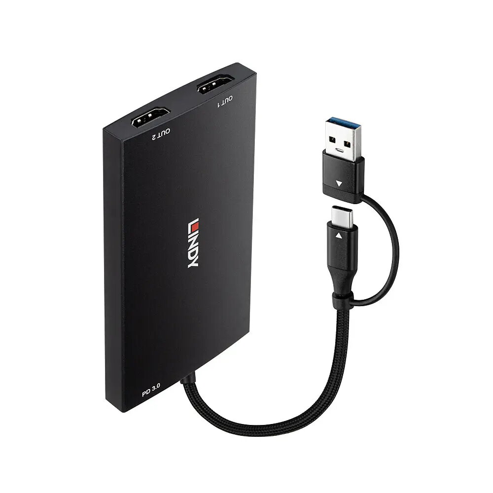 Lindy 43430 video kabeļa adapteris USB