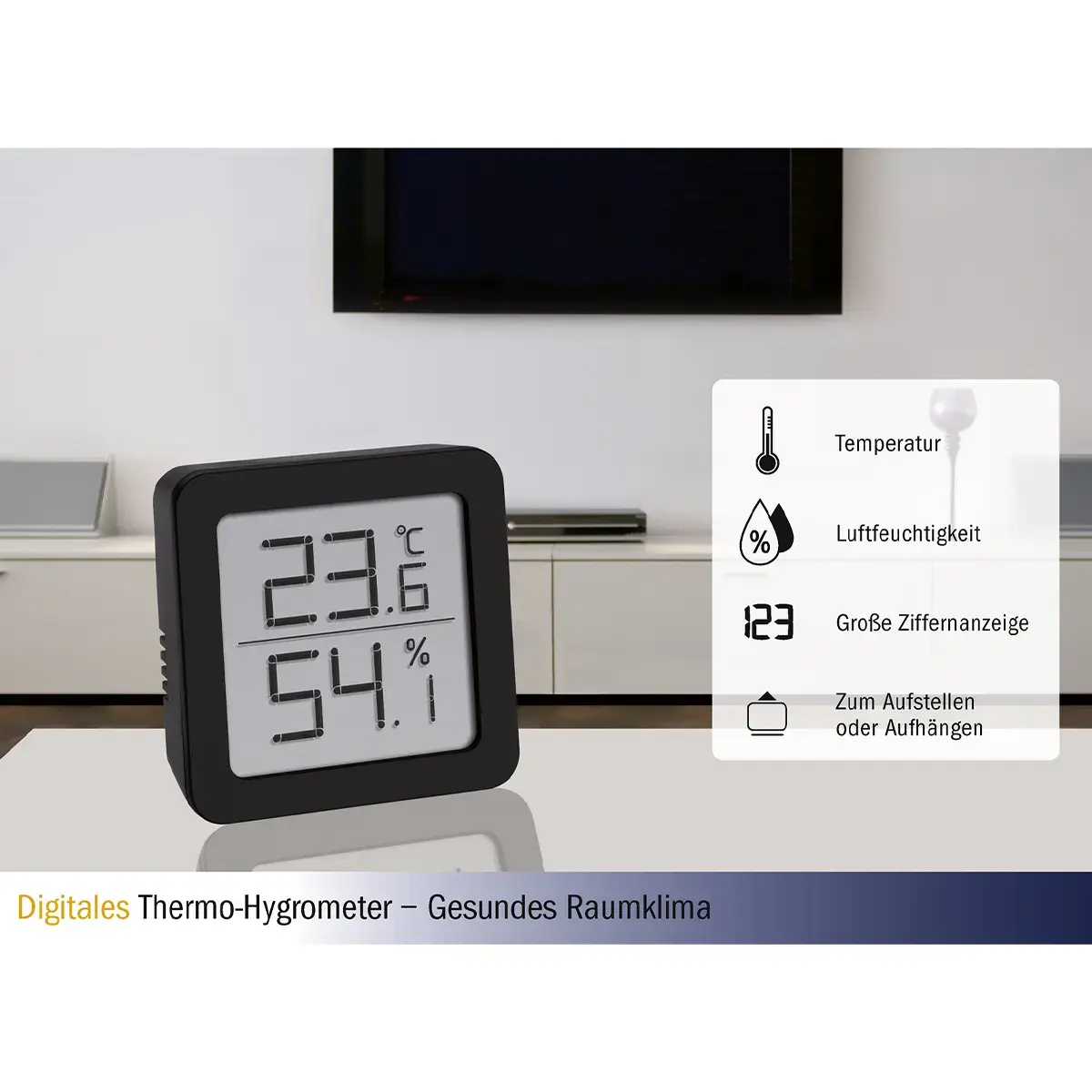 Digitālais termo-higrometrs tfa dostmann 30.5051.01 Photo 4