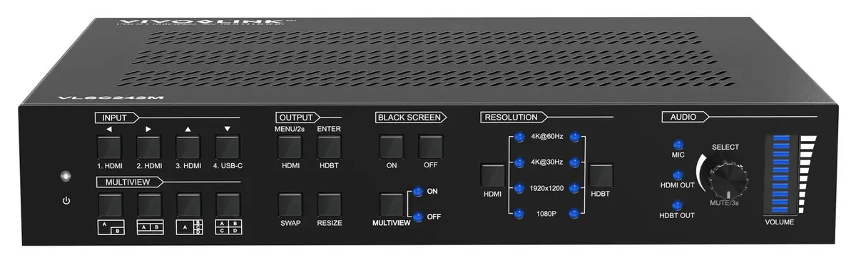 VivoLink VLSC242M video mērogotājs ar HDBaseT