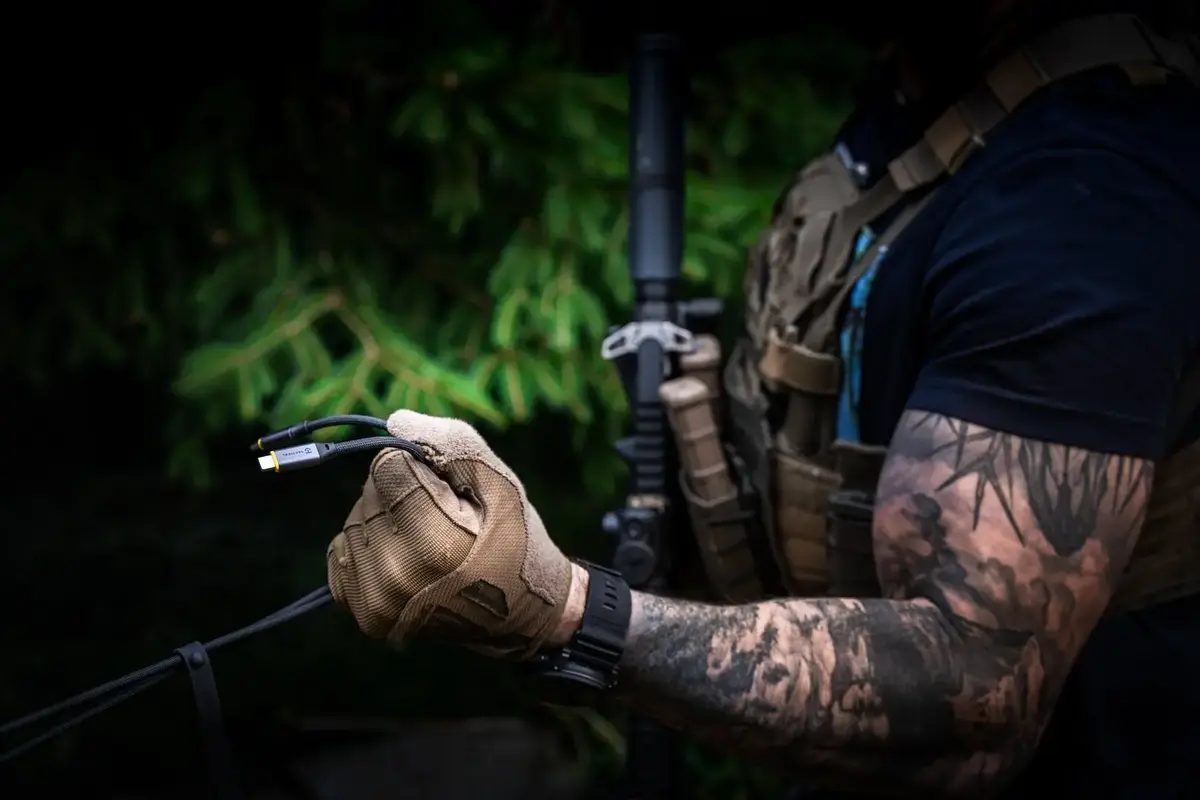 Tactical Fast Rope Aramid 2.0 USB-A—USB-C 0,3 м Photo 3