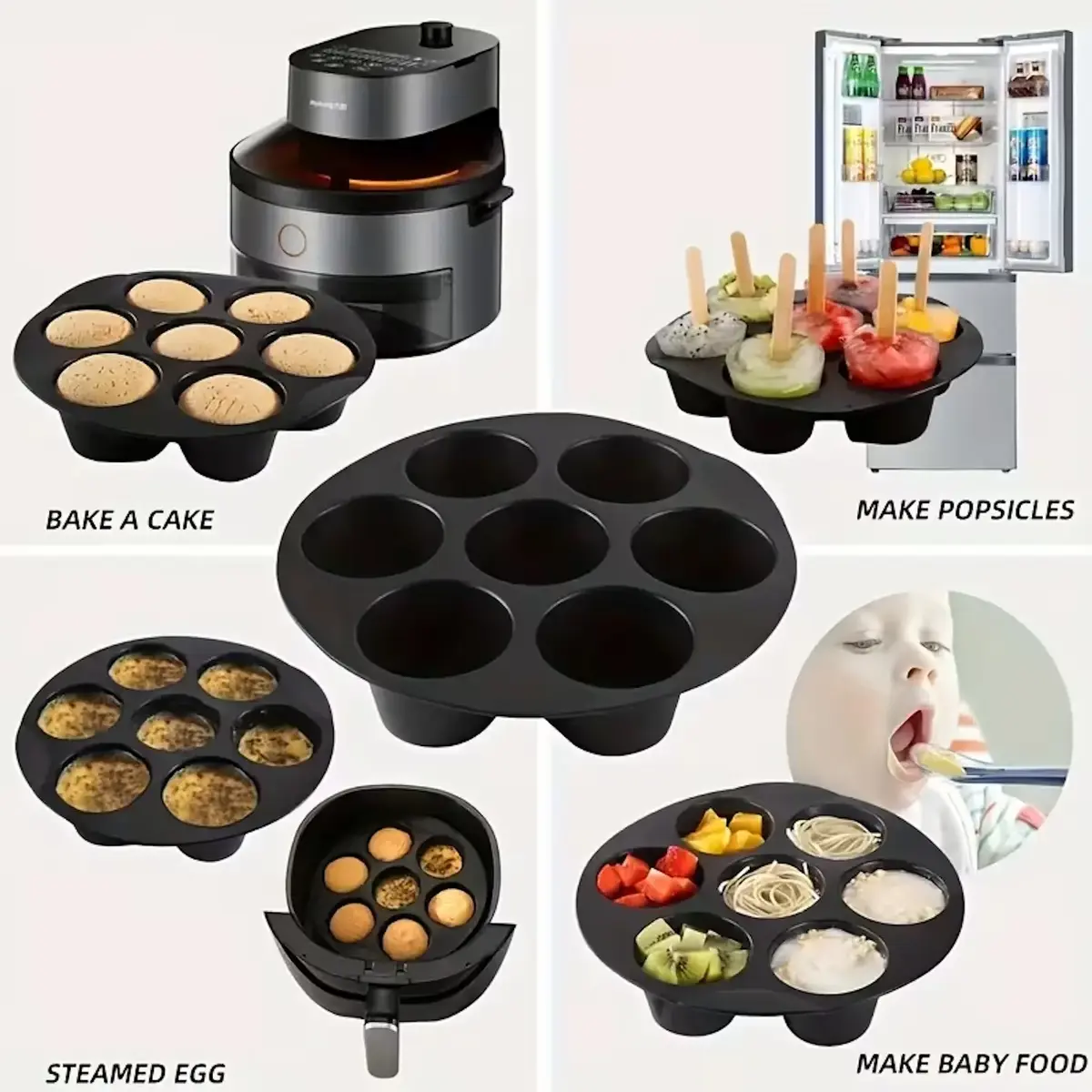 Riff RF-MUFFIN/7 7-hole muffin mold 21 cm Photo 5
