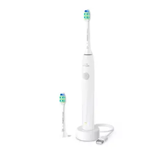 Philips Sonicare 2100 HX4022/01 Rechargeable Sonic Toothbrush with Daily Care Mode, Built-in Battery, Integrated Timer, and 31000 Movements per Minute in White