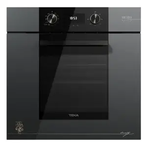 Built-in electric oven TEKA HLB 84 P VG — 71 L, A+, touch & rotary controls, hydrolytic+pyrolytic cleaning, black