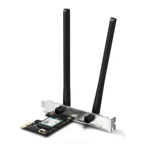 PCIe Wi‑Fi 6 Bluetooth 5.2 Adapter Mercusys by TP‑LINK MA80XE — AX3000, Dual‑band 2.4/5 GHz, 3000 Mbps, Internal, Black