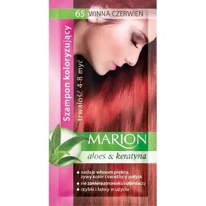 Coloring Shampoo MARION 4–8 washes No. 65 Wine Red 40 ml