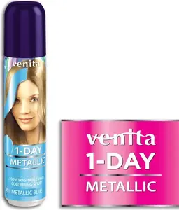 Спрей металлический Venita 1-Day №3 синий 50 мл
