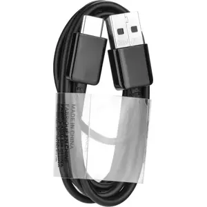 USB-A to USB-C and Lightning cable Partner Tele.com model 19654, black, dual connector