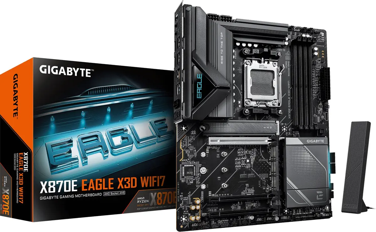 GIGABYTE X870E EAGLE X3D WIFI7 Pamatplate