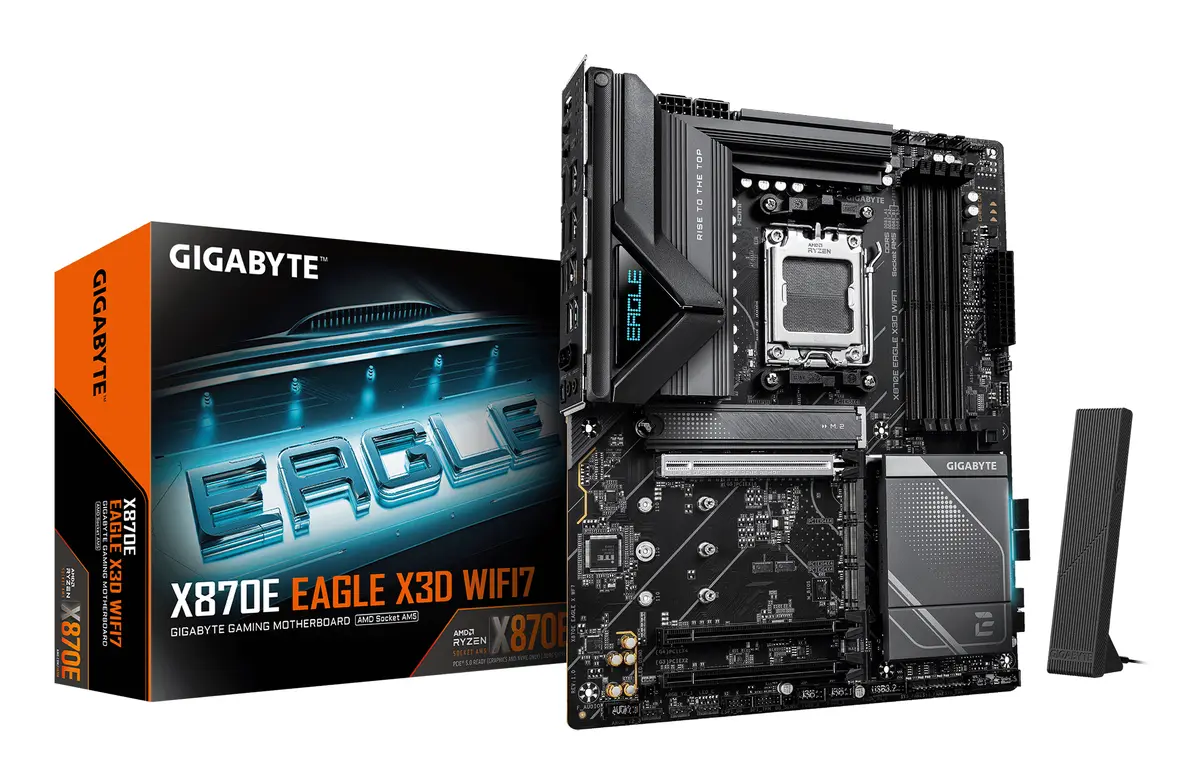 GIGABYTE X870E EAGLE X3D WIFI7 Mātesplate