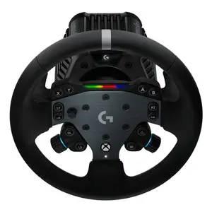 Stūre Logitech G RS50 System — analoga, USB 2.0, vadu, melna, ādas korpuss (PC, Xbox One, Xbox Series S/X)