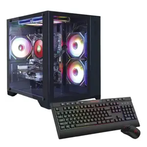 Dators/ darba stacija Hyrican PCK07796 — AMD Ryzen 7 5700X, 16 GB DDR4, 1 TB SSD, NVIDIA GeForce RTX 5060 Ti, Windows 11 Home, melns