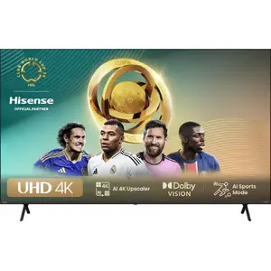 LED Smart TV Hisense 85E6NT 85" (2,16 m) 4K Ultra HD, 3840×2160, 400 cd/m², DVB-C/S/T, Wi‑Fi, Ethernet, melns