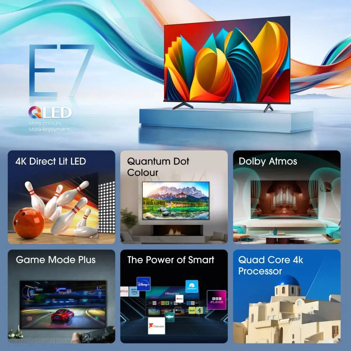 Hisense 75E77NQ 75" 4K Ultra HD Smart TV Photo 4