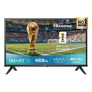 Smart TV Hisense 32A4Q 32" (81,3 см) HD DLED, 1366×768, DVB-T/T2/C/S/S2, Wi‑Fi, Ethernet, чёрный