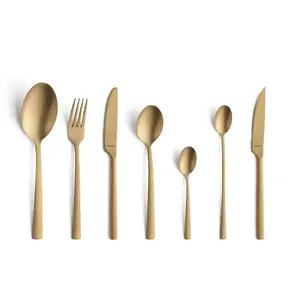 Kitchen cutlery set Amefa 9035AUAYN7E29 — 42 pcs, stainless steel blades and handles, 22 cm blade length