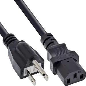 Power cable InLine B-16658J, 1.8 m, power plug type B to IEC C13, black