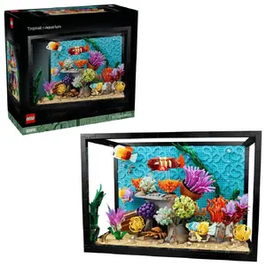 LEGO Icons 10366 Tropical Aquarium building set, 4,154 pieces, 360×520×280 mm display