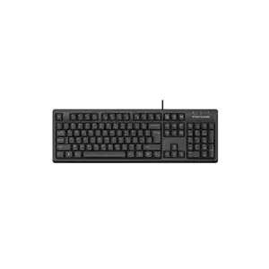 Wired USB membrane keyboard A4Tech FK12 with CZ/US layout and multimedia keys, black