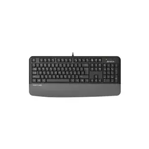 Wired USB multimedia office keyboard A4Tech FK20 — membrane, CZ/US layout, grey