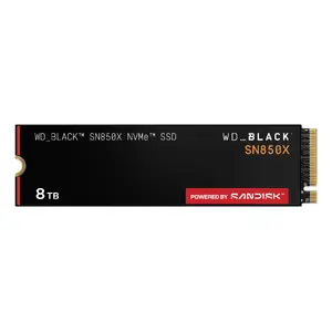 NVMe M.2 SSD SanDisk/WD_BLACK SN850X 8 TB — Read 7200 MB/s, Write 6600 MB/s