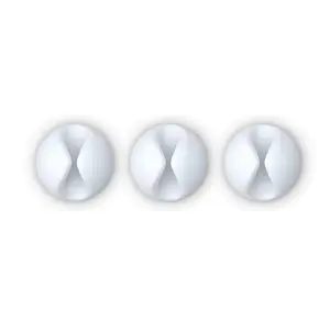 Kabeļu skava BlueLounge CableDrop balta, diametrs 2.3 mm, iepakojumā 6 gab.