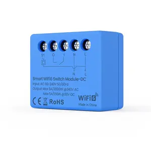 Smart relay Avatto WSM20-DC — Wi‑Fi 6, 230Vac 8A / 30Vdc 5A, dry contact, TUYA/Smart Life