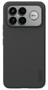 Защитный магнитный задний чехол Nillkin Super Frosted PRO для Poco F8 Ultra — чёрный