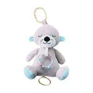 Музыкальная шкатулка TULILO Beaver 18 см — ручной заводной деревянный музыкальный механизм, 18 см