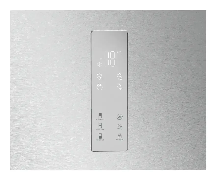 Refrigerator DREAME MegaPro 201cm, 456L, D-class, INOX, No Frost Photo 2
