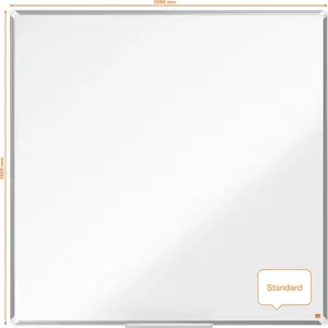 Whiteboard NOBO Premium Plus 120 x 120 cm steel surface