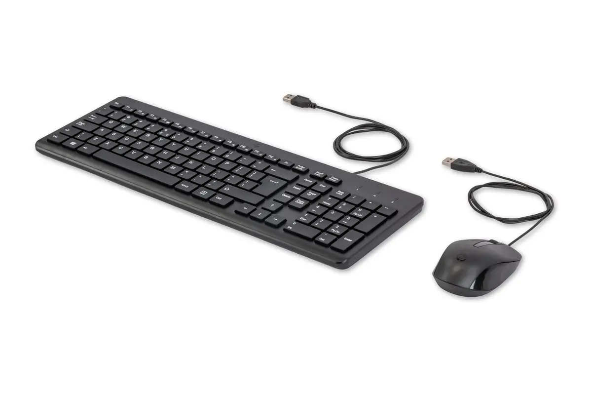 KINGSTON HP 150 wired keyboard and mouse set Photo 2