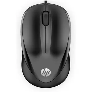 Проводная мышь KINGSTON HP Wired Mouse 1000 — амбидекстр, USB Type-A, 1200 DPI, 3 кнопки, чёрная