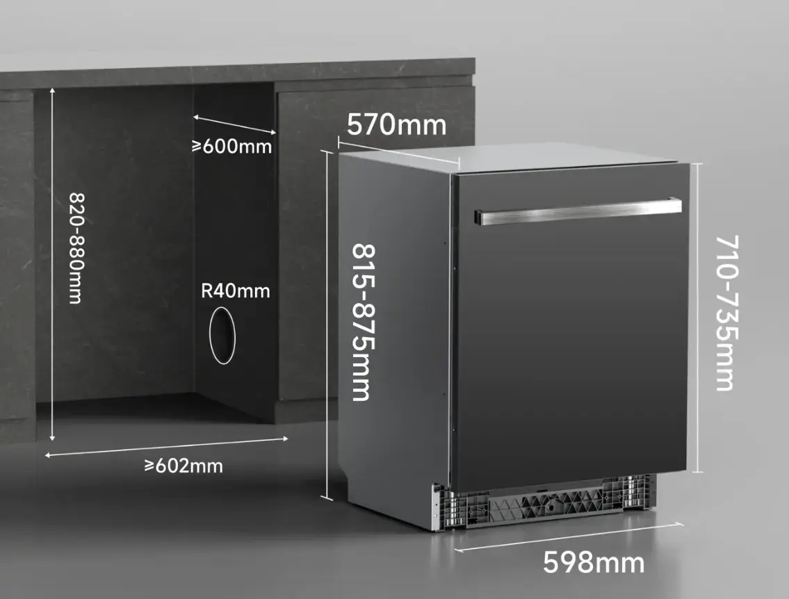 Dreame DZ40Pro Built-in Dishwasher Photo 2