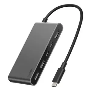 USB-C хаб Belkin Connect AVC022HQSGY — HDMI, USB-A, USB-C, 5 Гбит/с, 4K@60Гц, чёрный